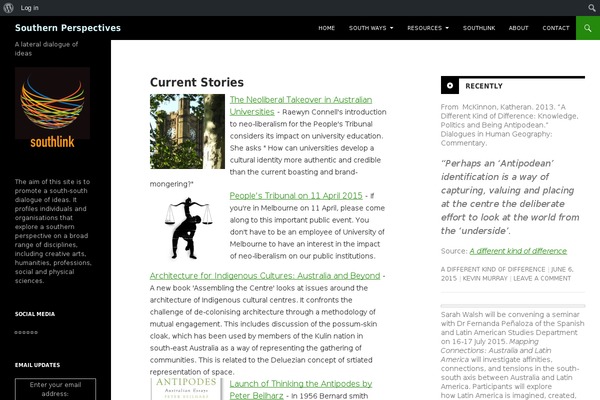 Twentyfourteen Child theme site design template sample