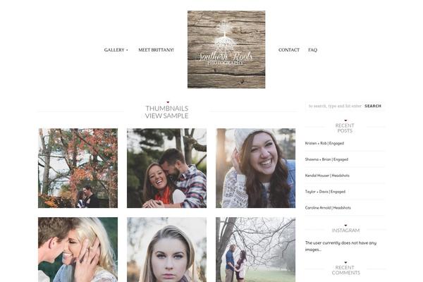 Tripod theme site design template sample