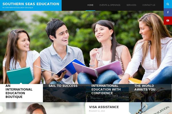 OceanWP theme site design template sample