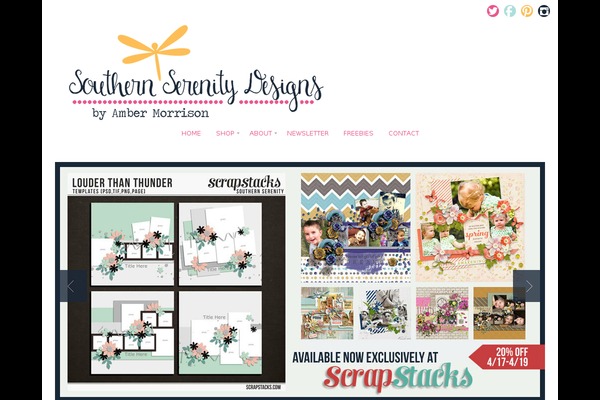 Isabelle theme site design template sample