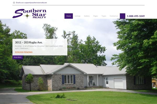 southernstarrealty.net site used Realhomes-theme