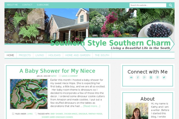 Lifestyle theme site design template sample