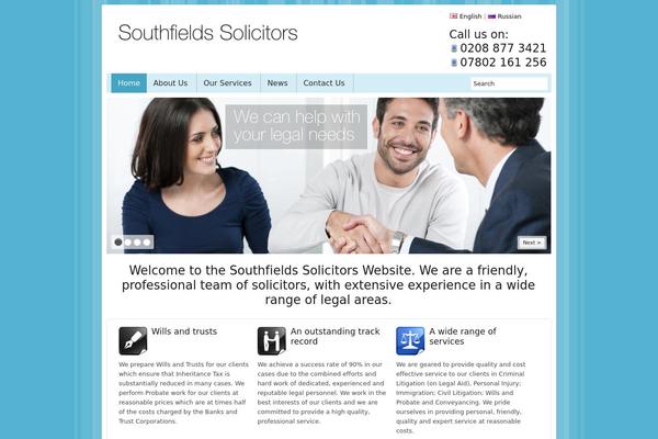 Masterful theme site design template sample