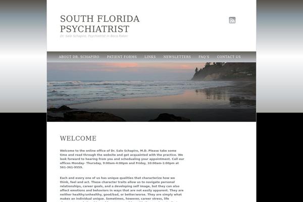 Tranquil Reflections theme site design template sample