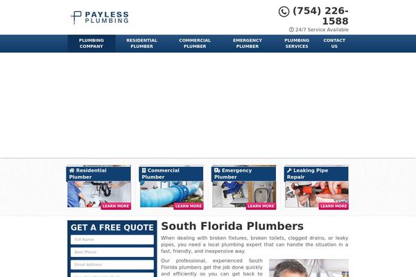 Lead-capture2 theme site design template sample
