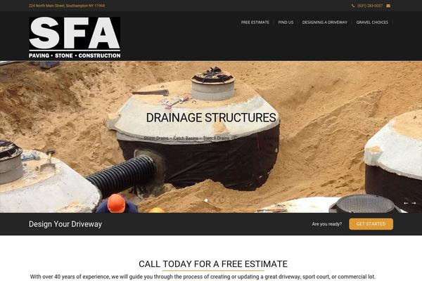 Modality theme site design template sample