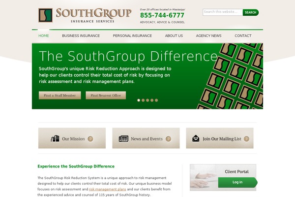 Balance theme site design template sample
