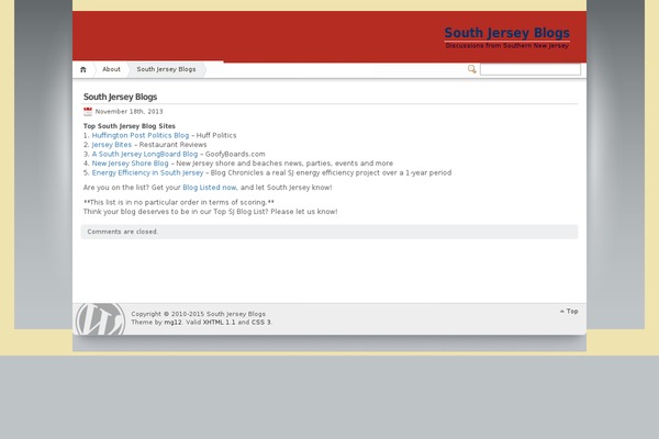 iNove theme site design template sample