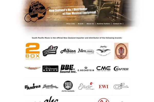 southpacificmusic.co.nz site used Trivavista