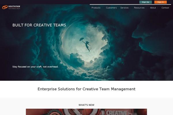 southpaw theme websites examples