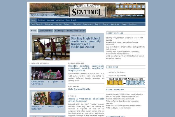 Site using NOAA Weather plugin