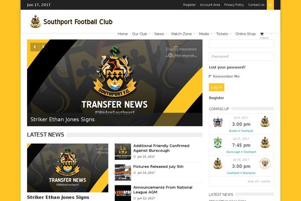 Site using Custom Scrollbar plugin