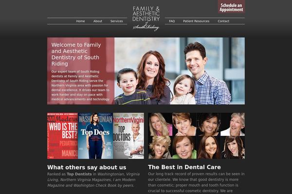 Custom theme site design template sample