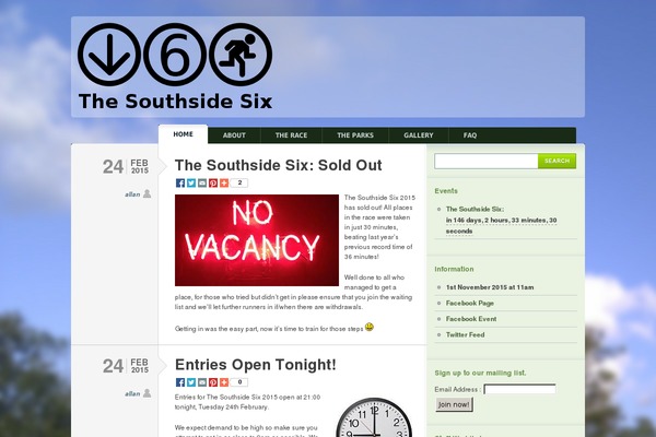 Typebased theme site design template sample