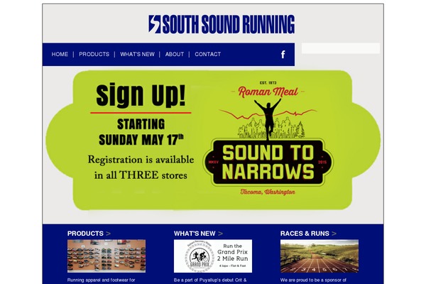 southsoundrunning.com site used Ssr