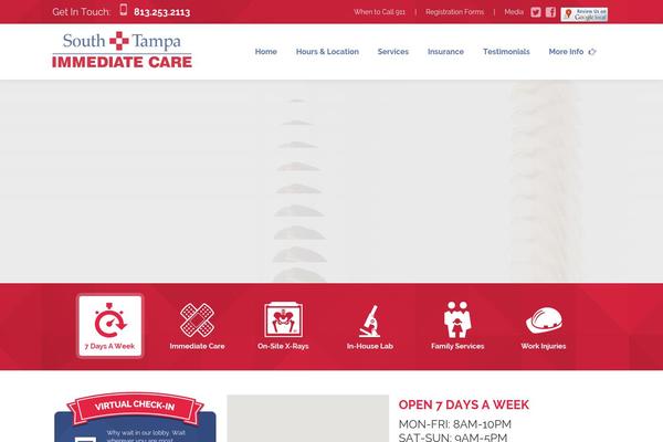 southtampaimmediatecare.com site used Stic