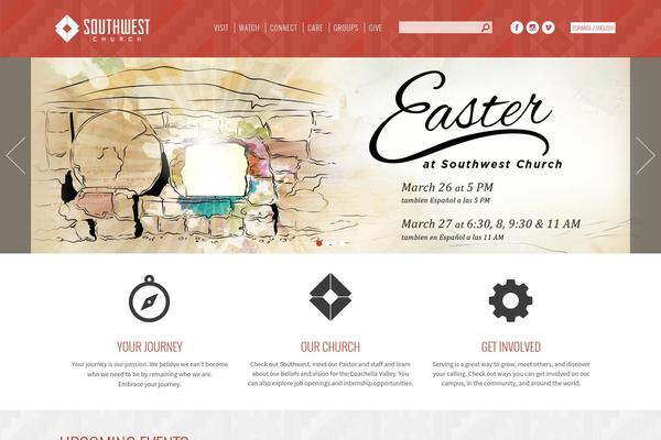 Southwest theme site design template sample