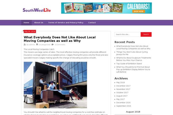 Ribbon Lite theme site design template sample