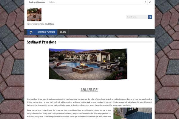 BrickYard theme site design template sample