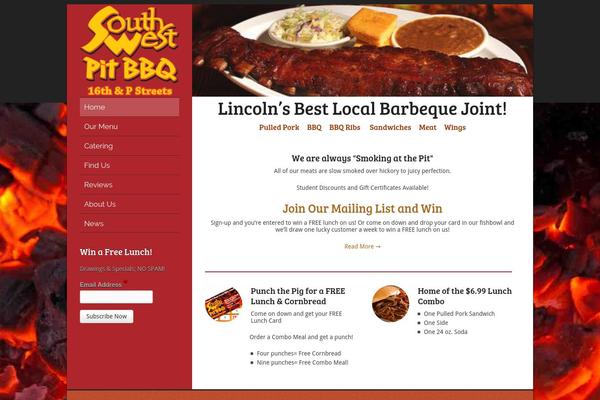 southwestpitbbq.com site used Pragma-child