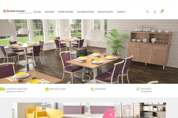 Magazino theme site design template sample