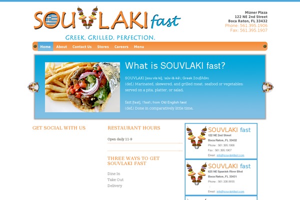 souvlakifast.com site used Restaurant