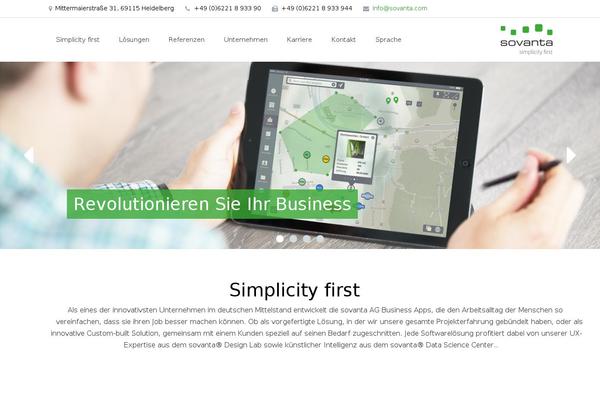sovanta.com site used Triggercode-theme-child