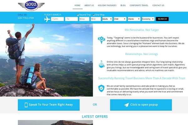 Twentysixteen-child theme site design template sample