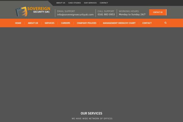 Safeguard theme site design template sample