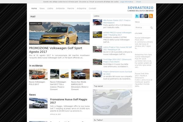 Volt theme site design template sample