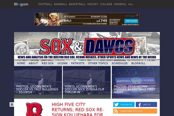 soxanddawgs.com site used Blogum