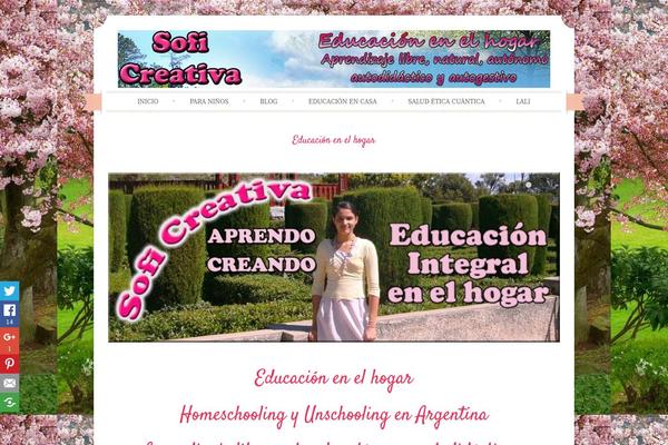 Sugar and Spice theme site design template sample