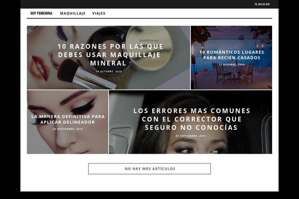 15Zine theme site design template sample
