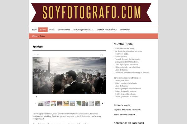 Vogue theme site design template sample