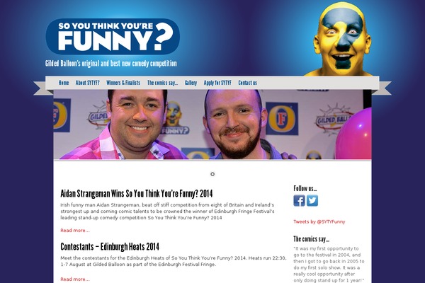soyouthinkyourefunny.co.uk site used Generatepress-child