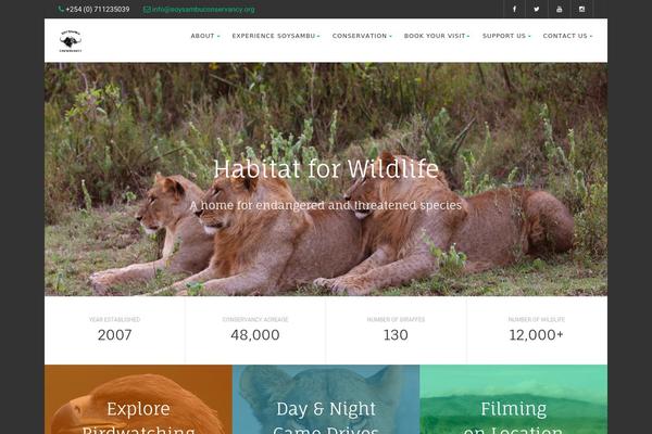 Born-to-give theme site design template sample