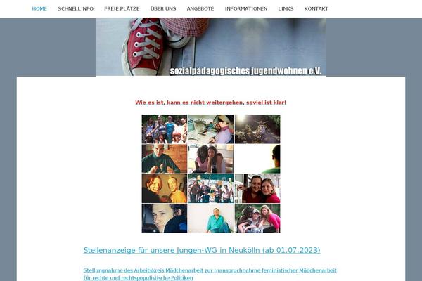Poseidon theme site design template sample