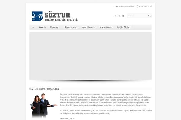 Aqua theme site design template sample