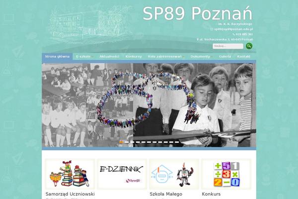 Kindergarten theme site design template sample