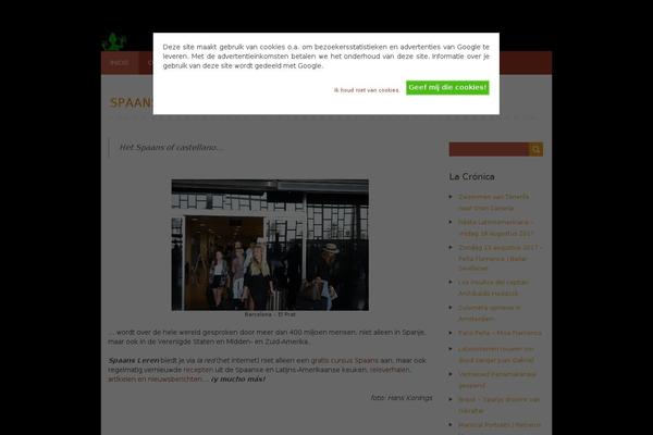 spaansleren.nl site used Chooko-pro