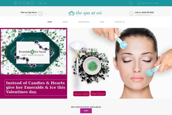 Beautyou theme site design template sample