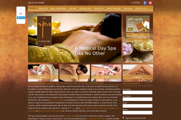 Ssr theme site design template sample