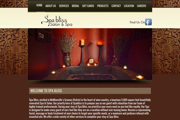 SPA Treats theme site design template sample