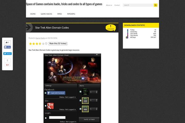 Site using AE Visitor plugin