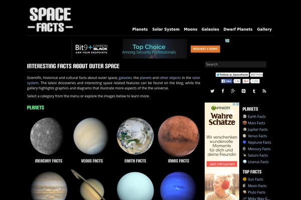 spacefacts.com site used Oneshot