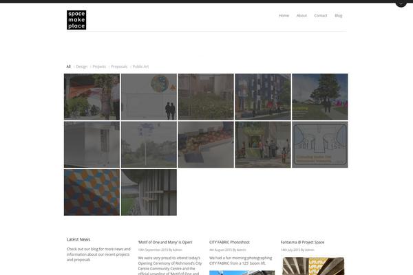 Aware theme site design template sample
