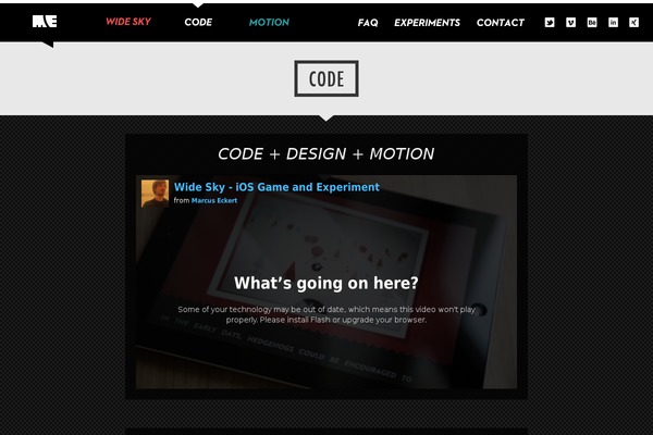 Site using Flash Video Player plugin