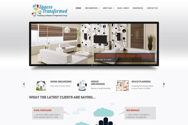 Radiance theme site design template sample