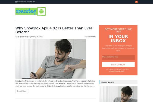 Site using Widget Post Slider plugin