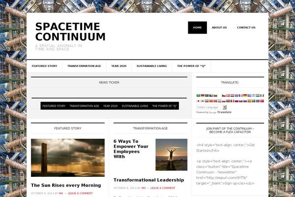 Site using WP Socializer plugin
